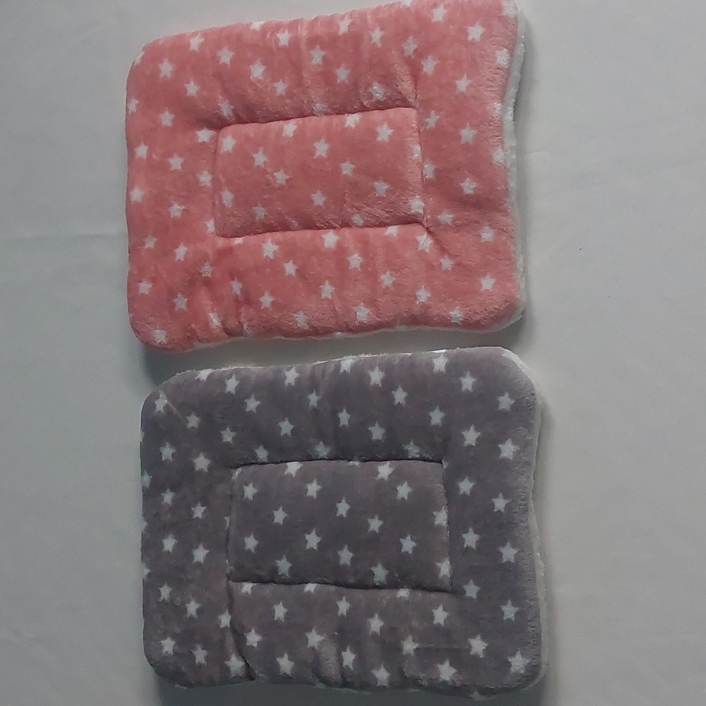 Pet mat‎ for long-lasting soft and breathable   dog or cat sleeping Brown pink